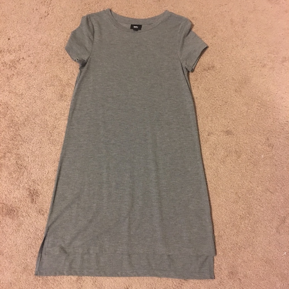 Gray T Shirt Dress
